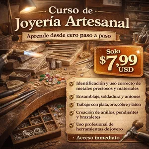 Imagen de portada para Ebook Curso de Joyería Artesanal