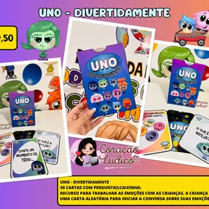 Imagem de capa para o Ebook 🥳Uno - Divertidamente 🌈
