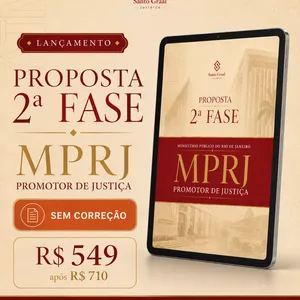 Imagem do curso MPRJ | Reta Final 2ª fase - SEM CORREÇÃO