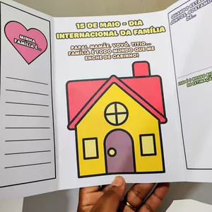 Imagem de capa para o Ebook Lapbook Dia da Família