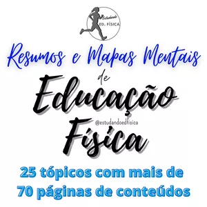 Imagem de capa para o Ebook Resumos e Mapas Mentais de Educação Física