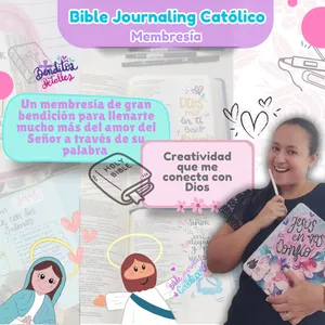 Imagen de portada para Curso online Bible Journaling Católico (Creatividad que me conecta con Dios)