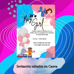 Imagen de portada para Ebook Invitación de revelación de sexo