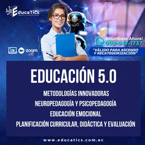 Imagen de portada para Curso online Curso en Educación 5.0