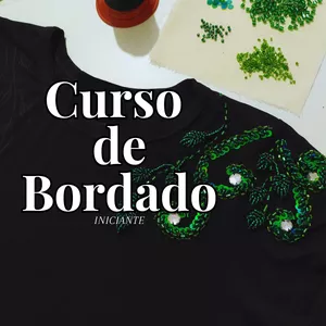 Imagem de capa para o Curso online Curso de Bordados em Pedrarias para Iniciante