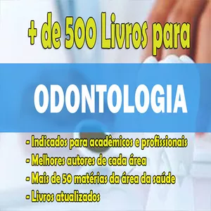 Imagem de capa para o Curso online + 500 Livros de ODONTOLOGIA em PDF