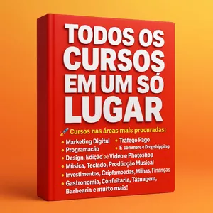 Todos os Cursos Que Você Precisa, Em Um Só Lugar!