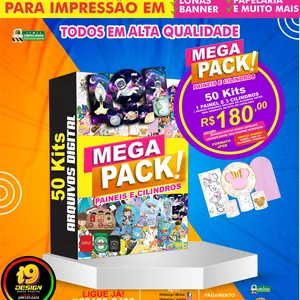 Imagem de capa para o Curso online MEGA PACK ARTES PRONTAS - PAINEIS E CILINDROS PRONTOS P/ IMPRESSÃO.