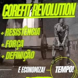 Imagem de capa para o Ebook Descubra o Poder do Fitness em Casa com CoreFit Revolution! 💪