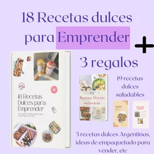 Imagen de portada para Ebook Emprende desde casa, 18 recetas dulces para emprender más regalos