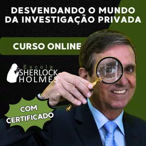 Imagem de capa para o Curso online Desvendando o mundo da investigação privada no Brasil.