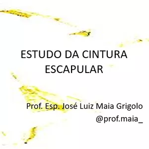 Imagem de capa para o Ebook CINESIOLOGIA ESTUDO DA CINTURA ESCAPULAR