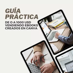 Imagen de portada para Ebook Guía práctica para vender ebooks creados en Canva