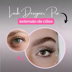 Imagem de capa para o Curso online Lash Designer Pro - Alongamento de Cilios