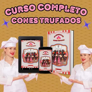 Imagem de capa para o Ebook CURSO COMPLETO CONES TRUFADOS