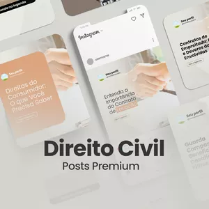 Imagem de capa para o Curso online Posts Premium - Direito Civil