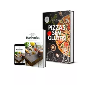Imagem de capa para o Ebook Pizzas Sem Glúten