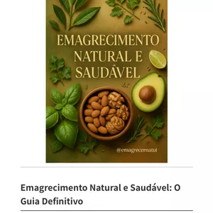 Imagem de capa para o Ebook EMAGRECIMENTO NATURAL E SAUDÁVEL 