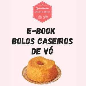 Imagem de capa para o Ebook E-book Bolos Caseiros de Vó