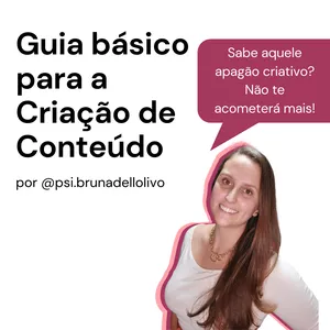 Imagem de capa para o Ebook Guia Básico para Criação de Conteúdo