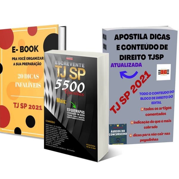 Concurso TJSP - 5Mil Questoes - Antonio do Tribunal ...