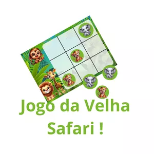 Imagem de capa para o Ebook Jogo da Velha Safari