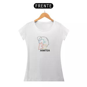 Imagem de capa para o Curso online Camiseta AIMTEA Feminina Branca