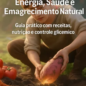 Imagem de capa para o Ebook Batata Doce: Energia, Saúde e Emagrecimento Natural