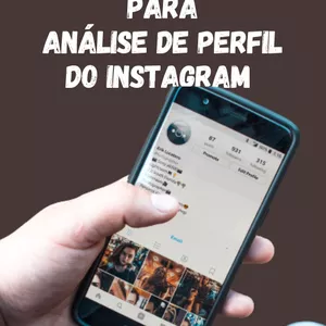 Imagem de capa para o Ebook Manual Prático Para Análise de Perfil do Instagram