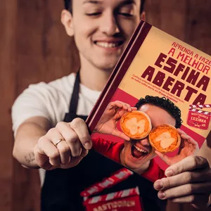 Imagem de capa para o Ebook Aprenda a fazer a melhor Esfiha Aberta 