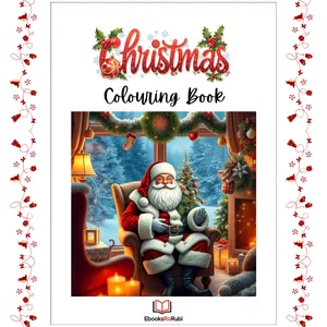 Cover image for Ebook Christmas - Colouring book