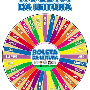 Imagem de capa para o Ebook Roleta da leitura