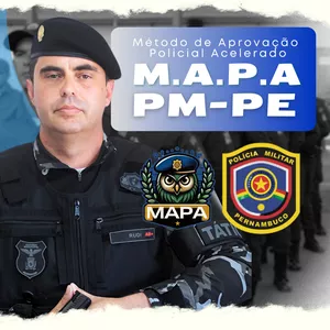 Imagem do curso MAPA PMPE: Método de Aprovação Policial Acelerado na Polícia Militar de Pernambuco