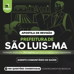 Imagem de capa para o Ebook Apostila Revisão Agente Comunitário de Saúde São Luis MA 2025