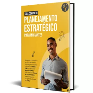 Imagem de capa para o Ebook Planejamento Estratégico para Iniciantes - Guia Completo