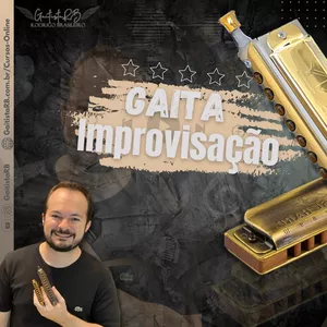 Imagem de capa para o Curso online Curso de improvisação para Gaita / Harmônica