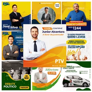 Imagem de capa para o Curso online PACK SANTINHOS ELEIÇÕES 2022 EM PSD ELEIÇÕES 2022 EDITÁVEIS