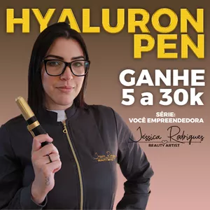 Imagem de capa para o Curso online Hyaluron Pen - Você Empreendedora by Jéssica Rodrigues Studio