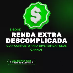 Imagem de capa para o Ebook  Renda Extra Descomplicada Guia Completo para Diversificar seus Ganhos