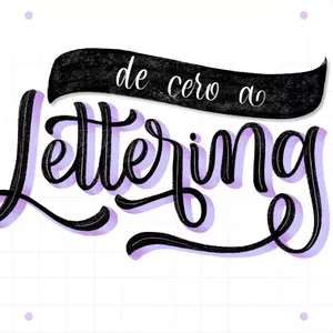 Imagen de portada para Curso online De Cero a Lettering - Básico