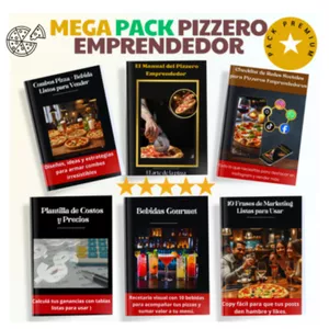 Imagen de portada para Ebook Mega Pack Pizzero Emprendedor