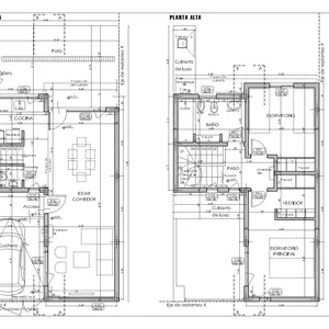 Imagen de portada para Ebook PLANOS DE CASA DE 100m2 DUPLEX DE 2 DORMITORIOS (Dx-2D-01)