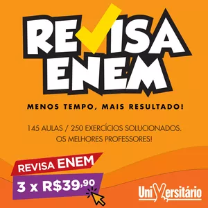 Imagem de capa para o Curso online Revisa ENEM - Universitário Vestibulares