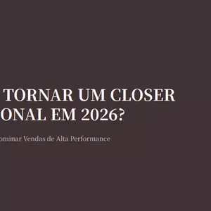 Imagem de capa para o Ebook Como se tornar um Closer Digital?