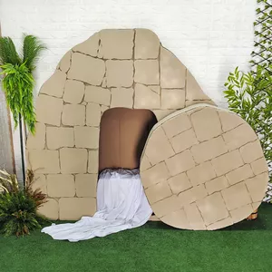 Imagem de capa para o Ebook MOLDES DE SEPULCRO PARA IMPRIMIR Como Fazer Sepulcro Túmulo da Ressurreição de Jesus e Lázaro de Papelão Para Decoração Cenário Igreja Páscoa Eventos Cristão