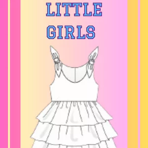 Imagen de portada para Ebook FASHION LITTLE GIRLS ES - 30 modelos de ropa infantil femenina.