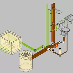 Imagem de capa para o Ebook PROJETO HIDROSSANITÁRIO EM REVIT MEP - PRÉDIO RESIDENCIAL DE 4 PAVIMENTOS