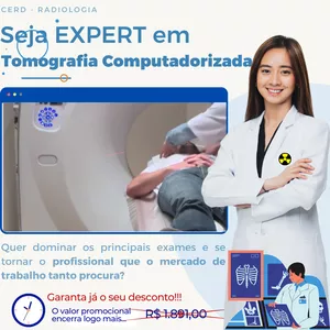 Imagem de Curso de Tomografia Computadorizada + Livro de Tomografia Computadorizada criado por CERD - Centro de Ensino Radiológico à Distância na hotmart
