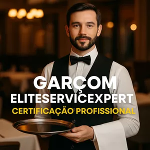Imagem do curso Garçom EliteServiceXpert – Certificação Profissional 