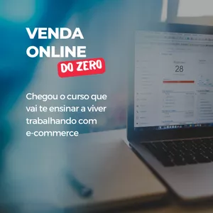 Imagem de capa para o Curso online Curso Online Venda Online Prático e Simples